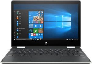 HP - Pavilion x360 2 en 1 11.6" Touch Screen Laptop - Intel Pentium - 4GB Memory - 128GB Solid State Drive - Ash Silver