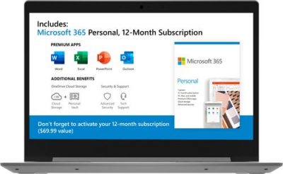 Lenovo - IdeaPad 1 14" Laptop - AMD A6-Series - 4GB Memory - AMD Radeon R4 - 64GB eMMC Flash Memory - Platinum Gray