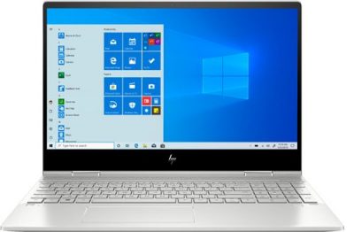 HP - ENVY x360 2 en 1 15.6" Touch Screen Laptop - Intel Core i5 - 8GB Memory - 256GB SSD + 16GB Optane - Natural Silver, Sandblasted Anodized Finish