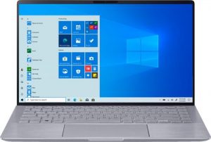 ASUS - Zenbook 14" Laptop - AMD Ryzen 5 - 8GB Memory - NVIDIA GeForce MX350 - 256GB SSD - Light Gray