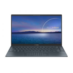 ASUS - Zenbook- 14" FHD Laptop- i5-1035G1- 8GB 512GB in Pine Grey - Pine Grey