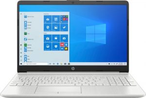 HP - 15.6" Touch Screen Laptop - AMD Ryzen 5 - 12GB Memory - 1TB HDD + 128GB SSD - Natural Silver
