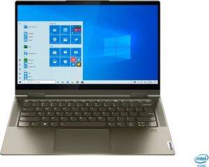Lenovo - Yoga 7i 2 en 1 14" Touch Screen Laptop - Intel Evo Platform Core i5 - 12GB Memory - 512GB Solid State Drive - Dark Moss