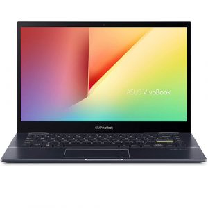 ASUS - VivoBook Flip Thin and Light 2 in 1 Touchscreen Laptop 14"- R7 8GB 512G in Bespoke Black - Bespoke Black