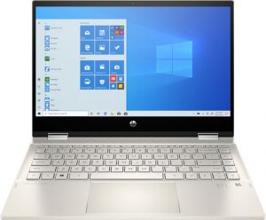 HP - Pavilion x360 2 en 1 14" Touch Screen Laptop - Intel Core i5 - 8GB Memory - 512GB SSD + 32GB Optane - Warm Gold