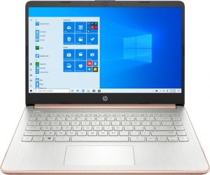 HP - 14" Laptop - Intel Celeron - 4GB Memory - 64GB eMMC - Rose Gold