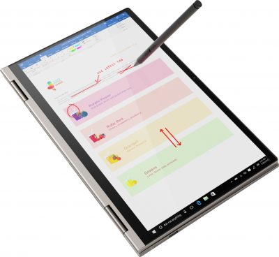 Lenovo - Yoga C740 2-in-1 14" Touch-Screen Laptop - Intel Core i5 - 8GB Memory - 256GB Solid State Drive - Mica - Imagen 4