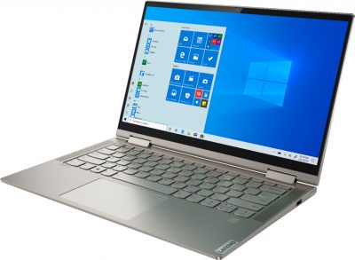 Lenovo - Yoga C740 2-in-1 14" Touch-Screen Laptop - Intel Core i5 - 8GB Memory - 256GB Solid State Drive - Mica - Imagen 7